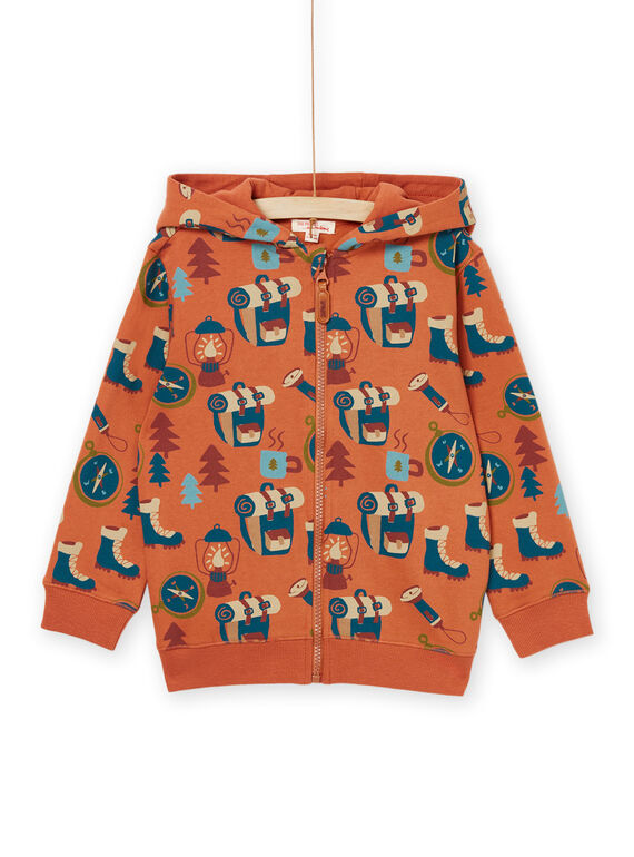 Sweat à capuche à imprimé randonnée POPRAGIL / 22W902S1GILD300