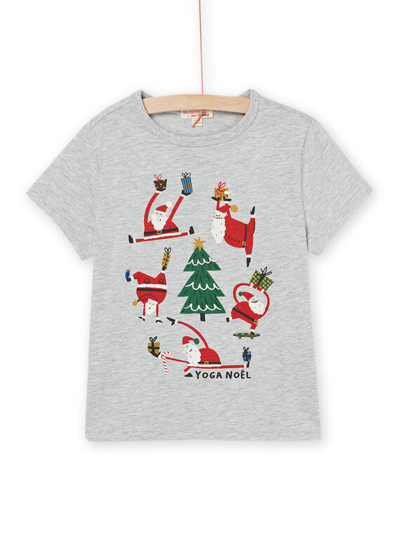 T-shirt à manches courtes à imprimé Noël PONOTIEX / 22W902V1TMCJ922