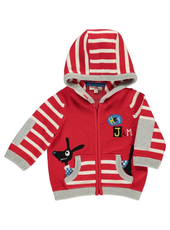 Gilet à capuche bébé garçon DUROUGIL / 18WG1021GILF508