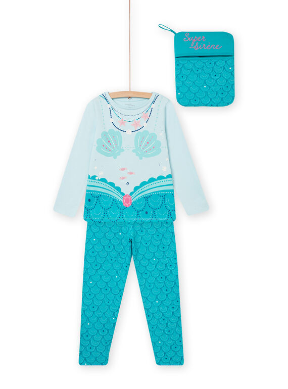 Ensemble pyjama sirène enfant garçon NEFAPYJSIR / 22SH11F3PYG213