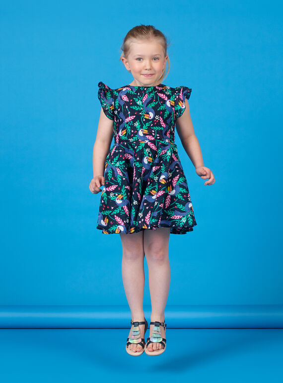 Robe Bleu nuit LANAUROB1 / 21S901P2ROBC205