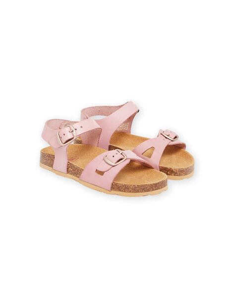 Sandales roses enfant fille NANUELODIE / 22KK354AD0E030