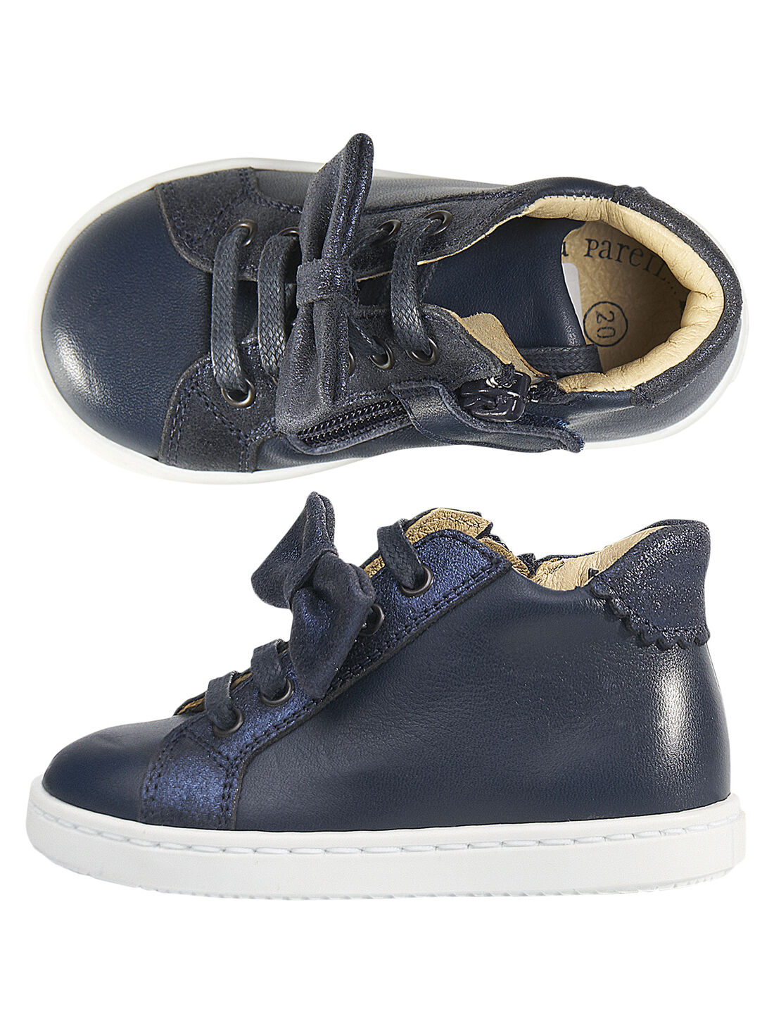 Basket cuir fille sales