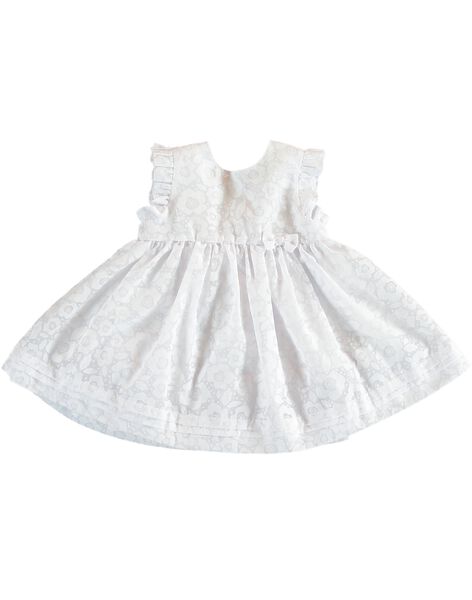 Robe Blanche De Ceremonie Bebe Fille Bebe Fille Bebe Dpam