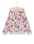Sweat à capuche à imprimé perroquet RAJOHOJOG1 / 23S90173JGH943