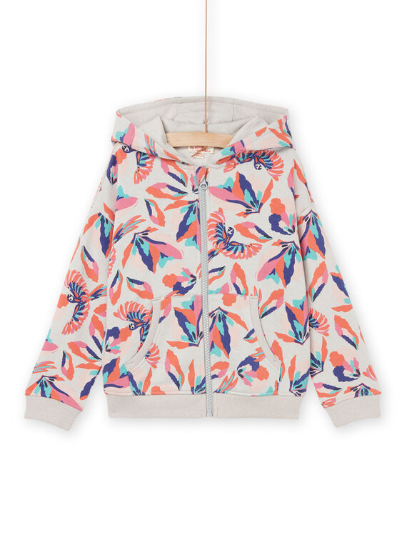 Sweat à capuche à imprimé perroquet RAJOHOJOG1 / 23S90173JGH943