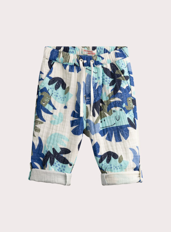 Pantalon imprimé pour bébé garçon WUBOPAN / 25SG10R1PAN009