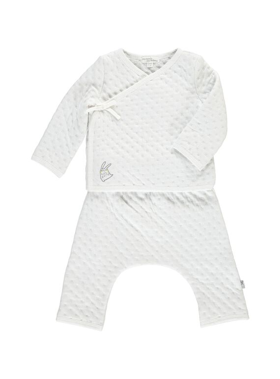 Ensemble en coton tubique bébé mixte DOU1ENS3 / 18WF0513ENS099
