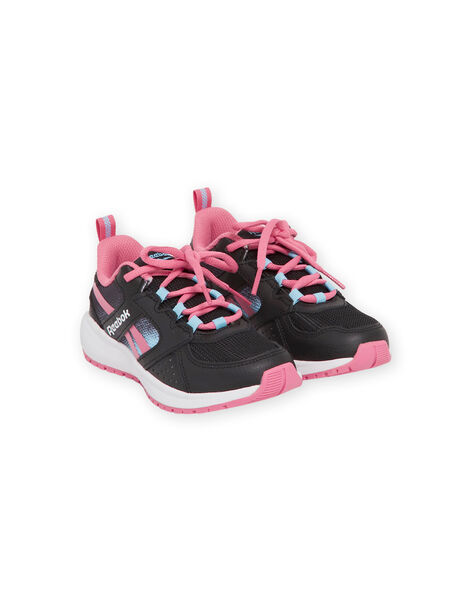 Baskets Reebok noires à détails roses enfant fille MAG57454 / 21XK3542D36090