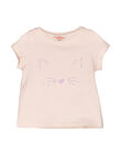 Tee-shirt manches courtes bébé fille FIJOTI3 / 19SG0933TMC307