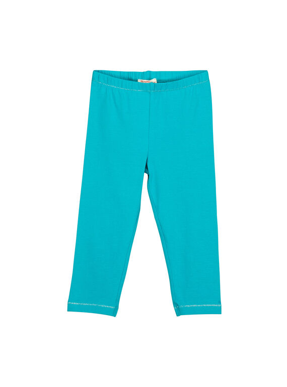 Legging bleu fille FYAJOLEG8 / 19SI01G2D26202