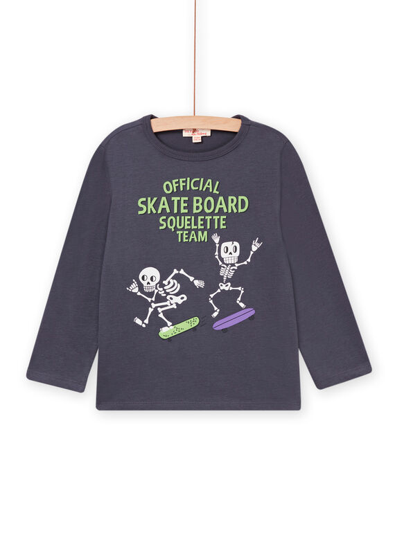 T-shirt à animation squelettes phosphorescents POKATEE4 / 22W902L4TMLJ900
