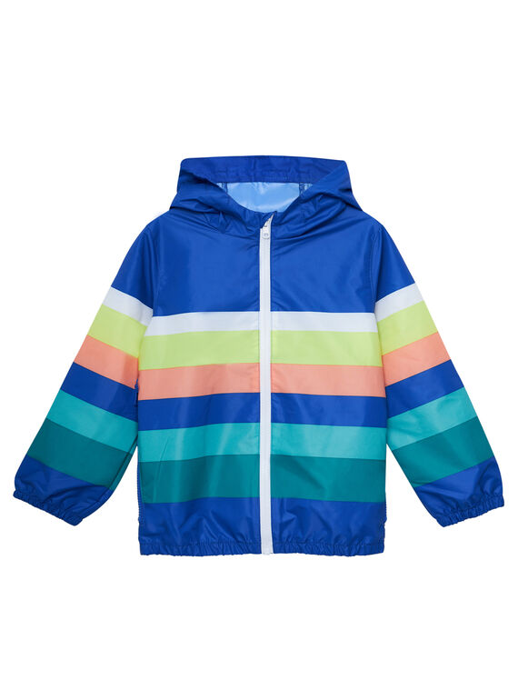 Veste imperméable qui se range dans la poche rayé JOGROKA1 / 20S902I5BLO703
