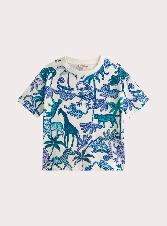 T-shirt écru imprimé jungle WOBOTI3 / 25S902R2TMC005