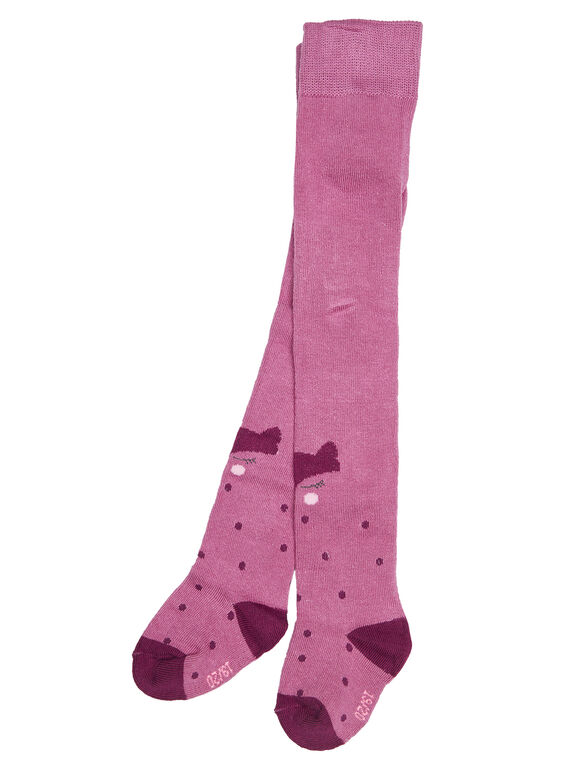 Collant en coton avec motif animal.  GYIBRUCOL / 19WI09K1COLH700