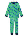 Pyjama Vert NEGOPYJZEB / 22SH12E5PYJ607
