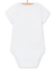 Body blanc motif monstre bébé garçon NEGABODMON / 22SH14I1BDL000