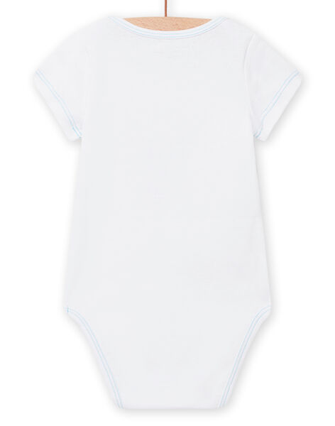 Body blanc motif monstre bébé garçon NEGABODMON / 22SH14I1BDL000