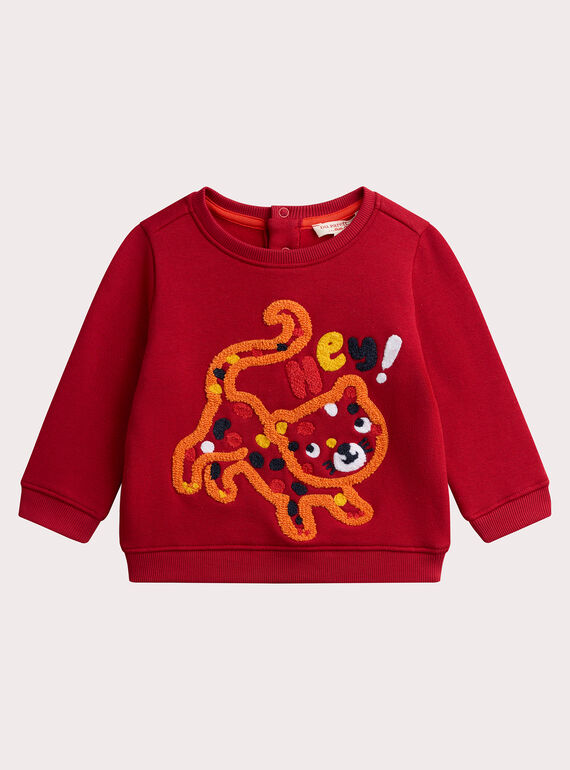 Sweat Shirt Rouge VUKOSWE / 24WG1031SWEF508