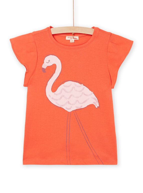 T-shirt à motif flament rose RAJOTI5 / 23S90185TMC404