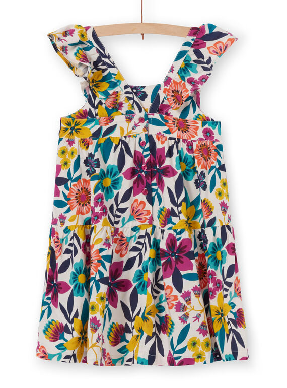 Robe à fines bretelles volantées, imprimé floral LAMUMROB3 / 21S901Z1ROB009
