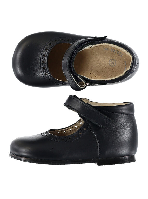 Babies cuir marine bébé fille GBFBABPERF1 / 19WK37B1D13070
