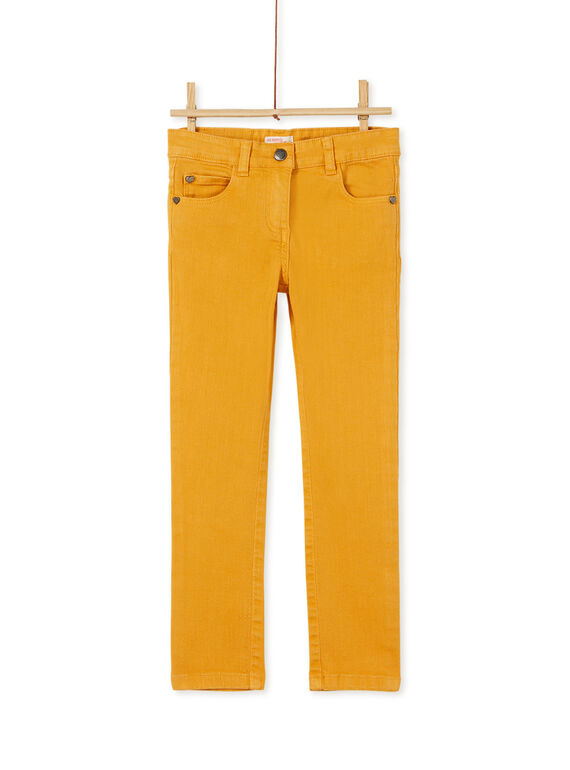 Pantalon garment dyed miel  KAJOPANT1 / 20W90134D2B107