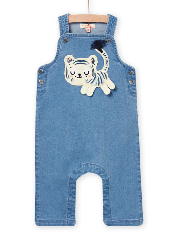 Salopette en denim clair bébé garçon NUMOSAL / 22SG10N1SALP272
