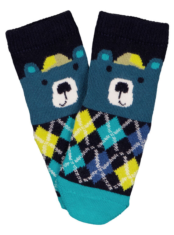 Chaussette motif ours.  GYUTUCHO / 19WI10Q1SOQC203