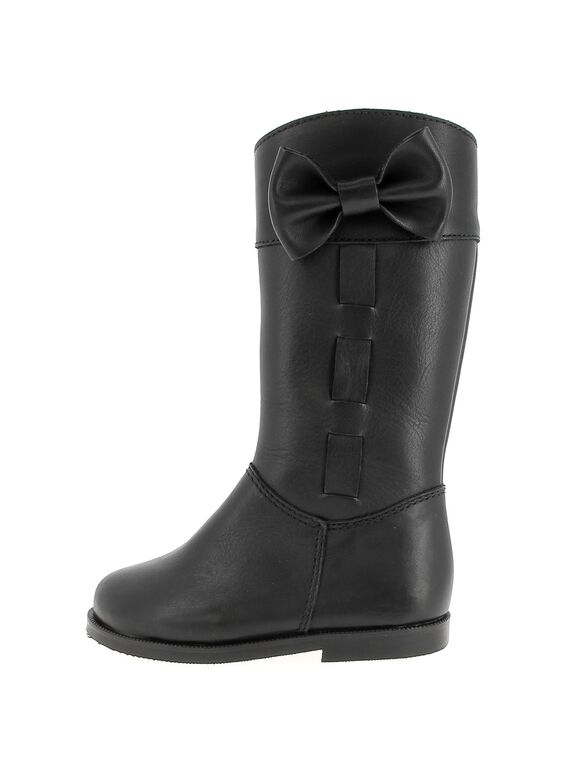 Botte en cuir fille DFBOTTEBO1 / 18WK35T5D10090