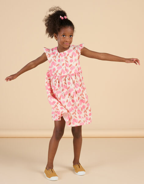 Robe en twill à imprimé cerises RADAYROB1 / 23S901M2ROB003