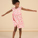 Robe en twill à imprimé cerises