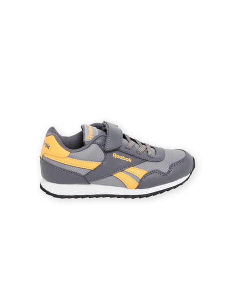 Baskets Reebok grises à détails jaunes enfant garçon MOG58315 / 21XK3643D36940