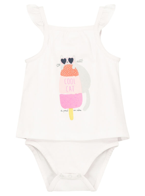 Body effet 2-en-1 bébé fille FICUBOD / 19SG09N1BOD000
