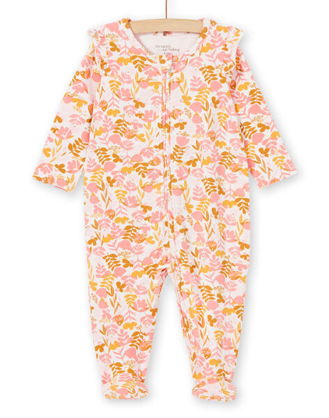 Grenouillere Blanche Et Rose Imprime Fleuri Pyjama Bebe Dpam Grenouillere Blanche Et Rose Imprime Fleuri Pyjama Bebe Dpam