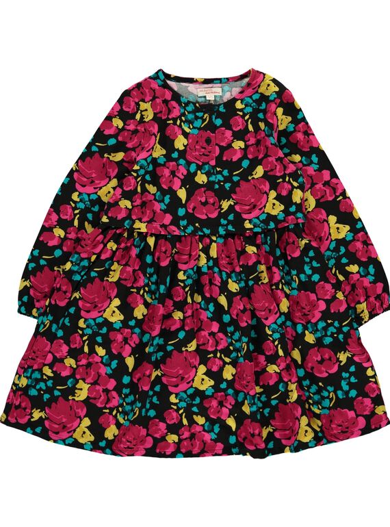 Robe manches longues fluide fille DAROBE2 / 18W90182ROB099