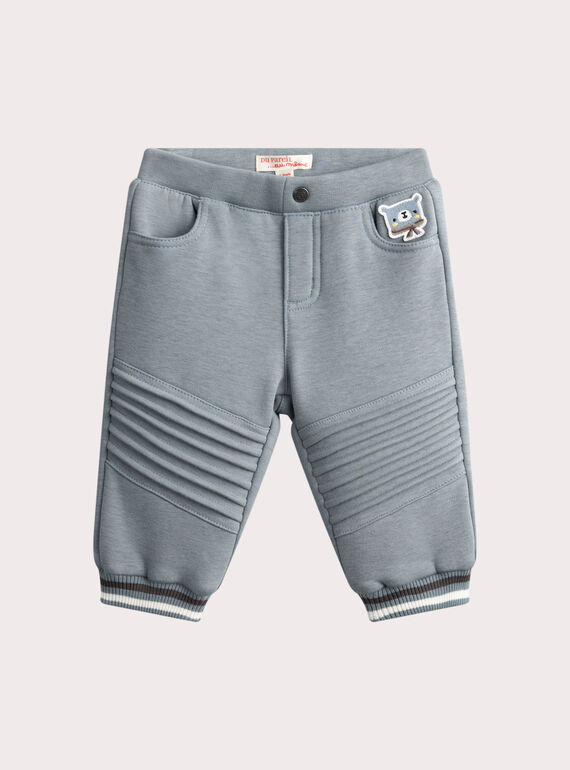 Pantalon bleu pour bébé garçon VUPERPAN2 / 24WG10R1PANC202