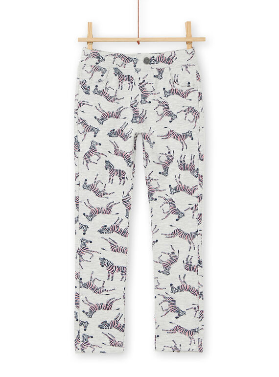 Pantalon Ecru chiné LAJOPANT3 / 21S90132D2B006
