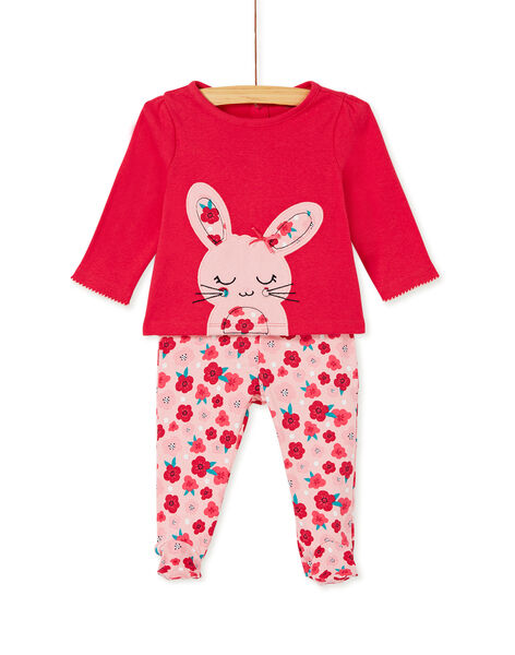 Pyjama Layette Fille Motif Lapin Promotions Bebe Dpam