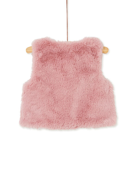 Gilet Sans Manche Rose Fausse Fourrure Bebe Fille Catalogue Dpam Bebe Dpam