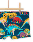Boxer de bain multicolore à imprimé dinosaures RYOMERSHODIN / 23SI02R1MAIC217