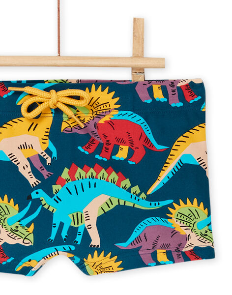 Boxer de bain multicolore à imprimé dinosaures RYOMERSHODIN / 23SI02R1MAIC217