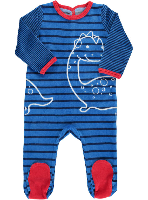 Pyjama bébé garçon en velours : - Catalogue DPAM