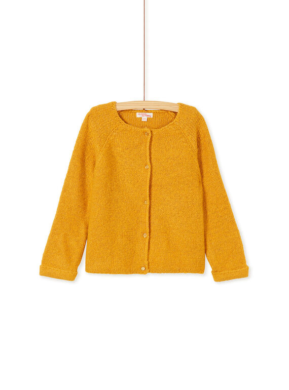 Cardigan avec lurex doré à manche longue KAJOCAR3 / 20W90157D3C107