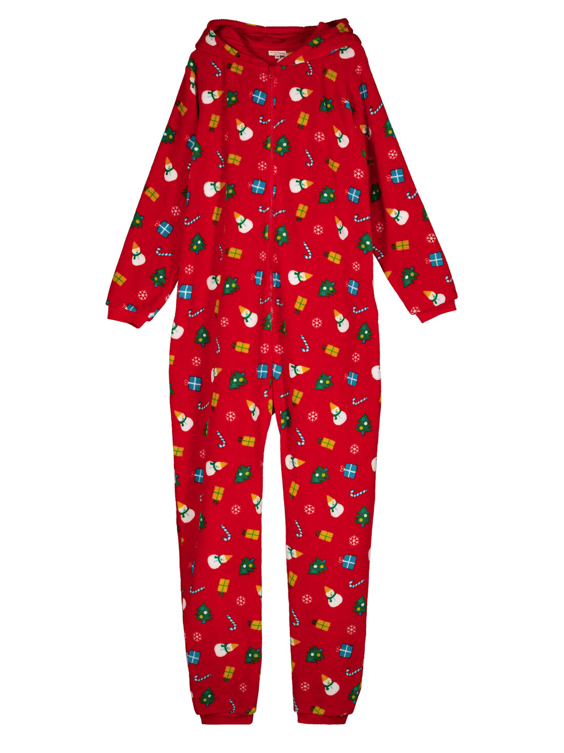 Surpyjama capuche de No l en soft boa layette enfant et adulte