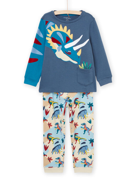 Ensemble pyjama sweat et pantalon à imprimé dinosaures PEGOPYJDIN / 22WH1224PYJJ912