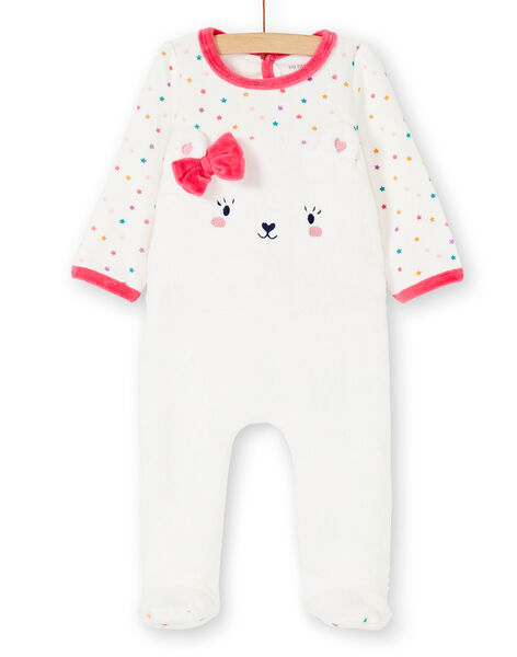 Grenouillere Layette Fille Motif Ours Promotions Bebe Dpam