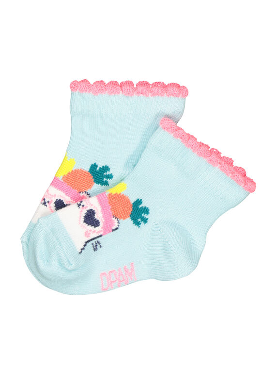 Chaussettes mi-hautes bébé fille FYICUCHO / 19SI09N1SOQ219