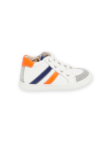 Basket montante cuir bébé fluo RUBASNEON / 23KK3821D3F000