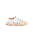 Sandales blanches enfant fille NASANDMARILOU / 22KK3547D0E000